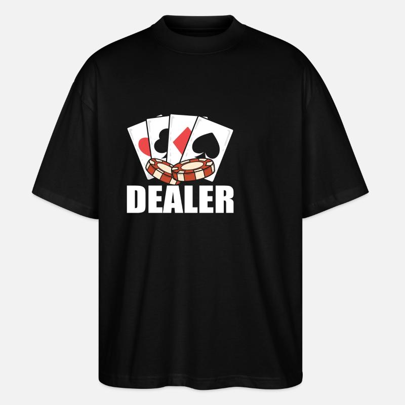Blackjack Black Jack - Stanley/Stella Oversized Unisex Organic T-shirt Blaster 2.0 - black
