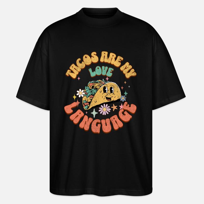 Taco - Stanley/Stella Oversized Unisex Bio T-Shirt Blaster 2.0 - Schwarz