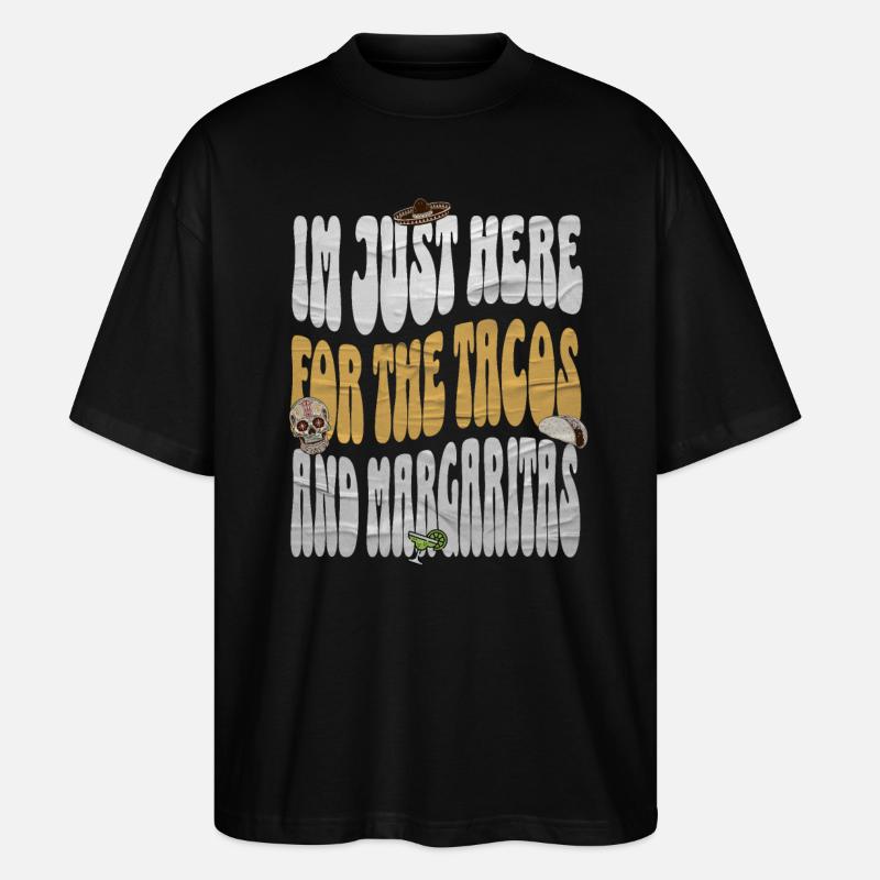 Taco - Stanley/Stella Oversized Unisex Bio T-Shirt Blaster 2.0 - Schwarz