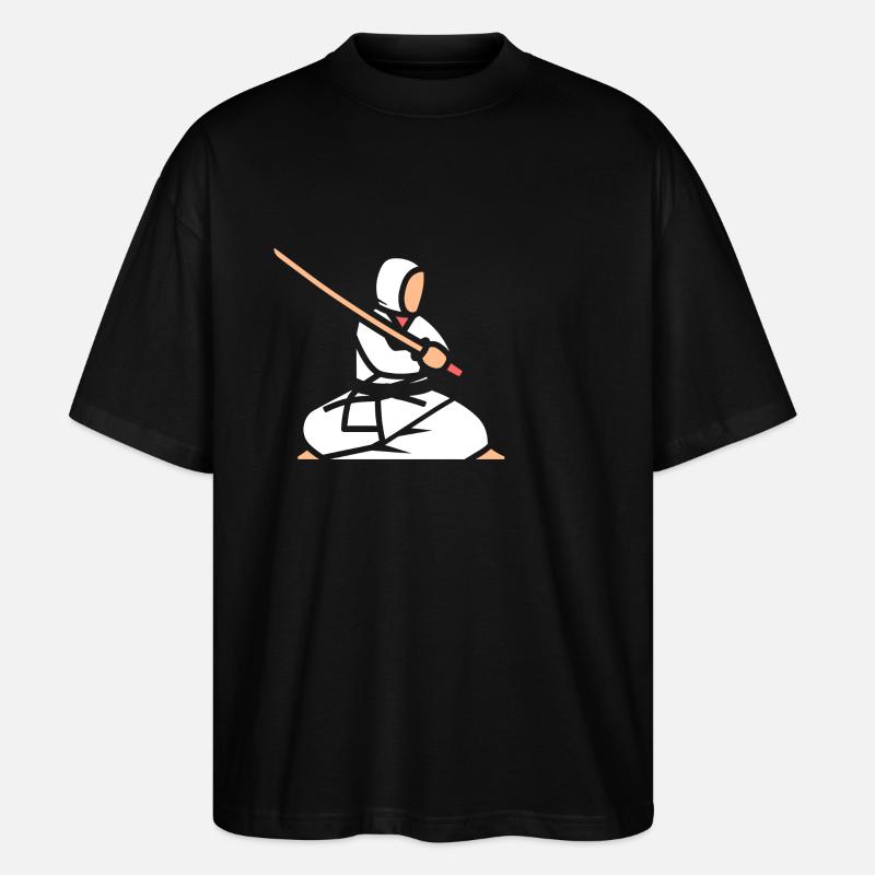iaido - Stanley/Stella Oversized Unisex Bio T-Shirt Blaster 2.0 - Schwarz