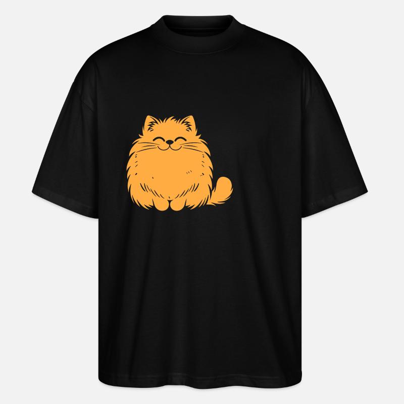 Perserkatze - Stanley/Stella Oversized Unisex Bio T-Shirt Blaster 2.0 - Schwarz