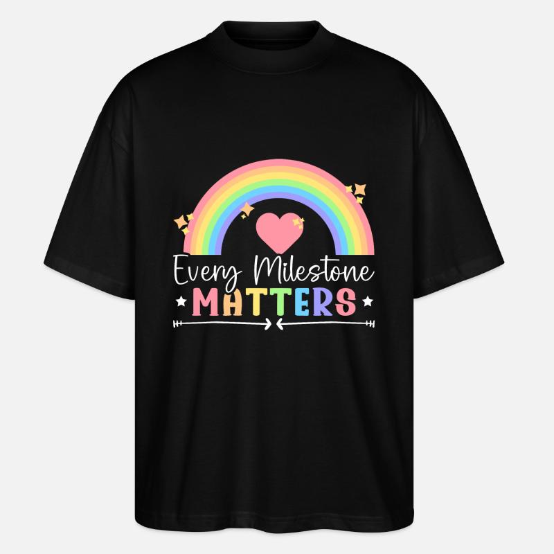 Aba-therapist, behavioural analyst, psychologist - Stanley/Stella Oversized Unisex Organic T-shirt Blaster 2.0 - black