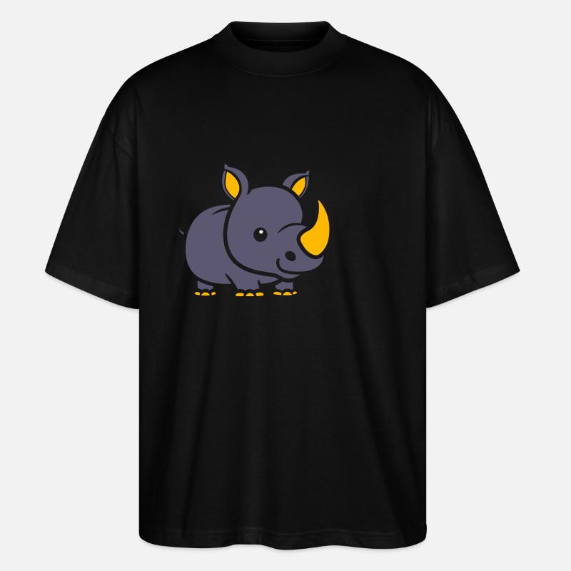 Nashorn - Stanley/Stella Oversized Unisex Bio T-Shirt Blaster 2.0 - Schwarz