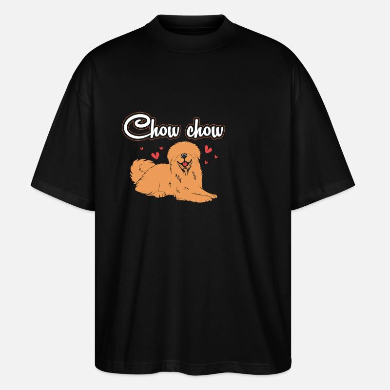 Chow Chow Chien - T-shirt bio Blaster 2.0 coupe oversize Stanley/Stella Unisexe - noir