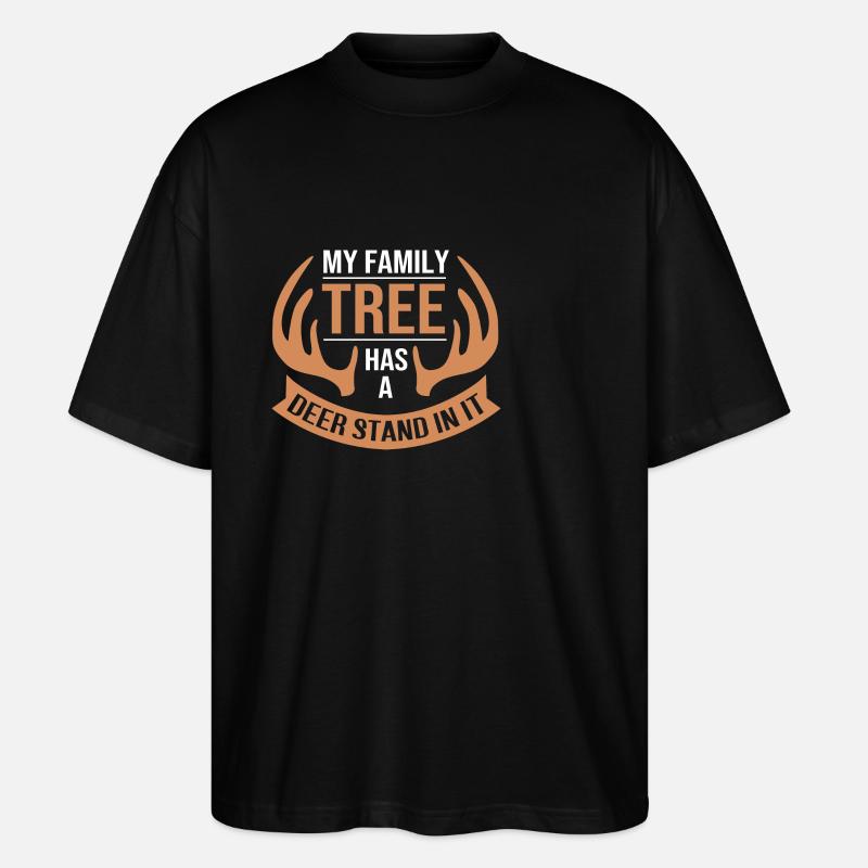 Jäger Jagen - Stanley/Stella Oversized Unisex Bio T-Shirt Blaster 2.0 - Schwarz