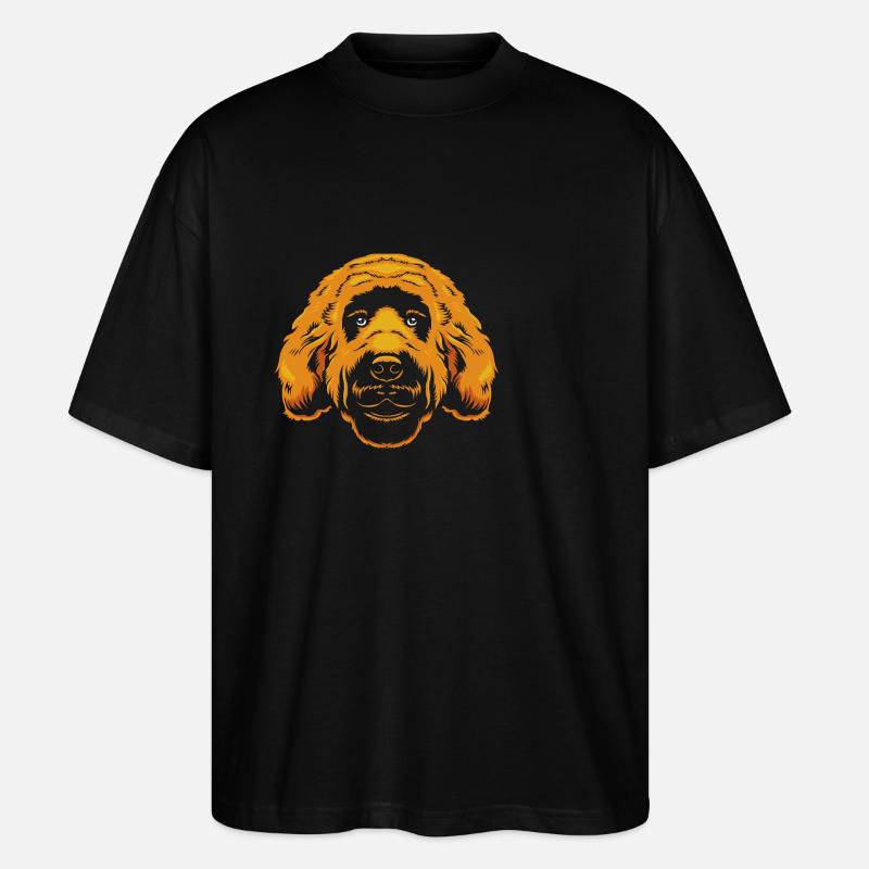 Goldendoodle - Stanley/Stella Oversized Unisex Bio T-Shirt Blaster 2.0 - Schwarz