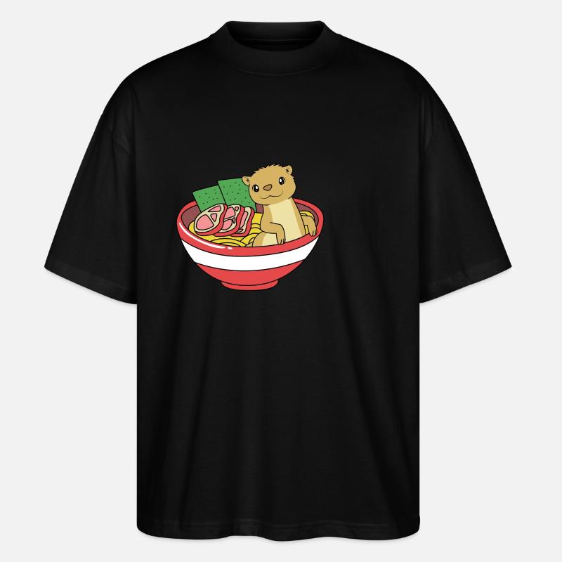 Otter - Stanley/Stella Oversized Unisex Bio T-Shirt Blaster 2.0 - Schwarz