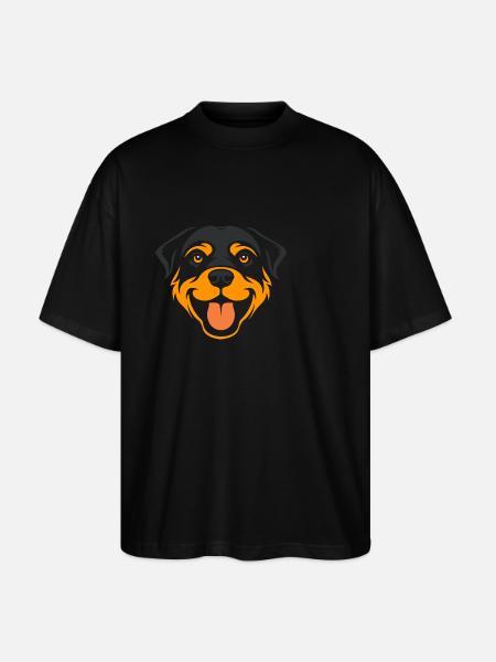 Rottweiler - Stanley/Stella Oversized Unisex Organic T-shirt Blaster 2.0 - black