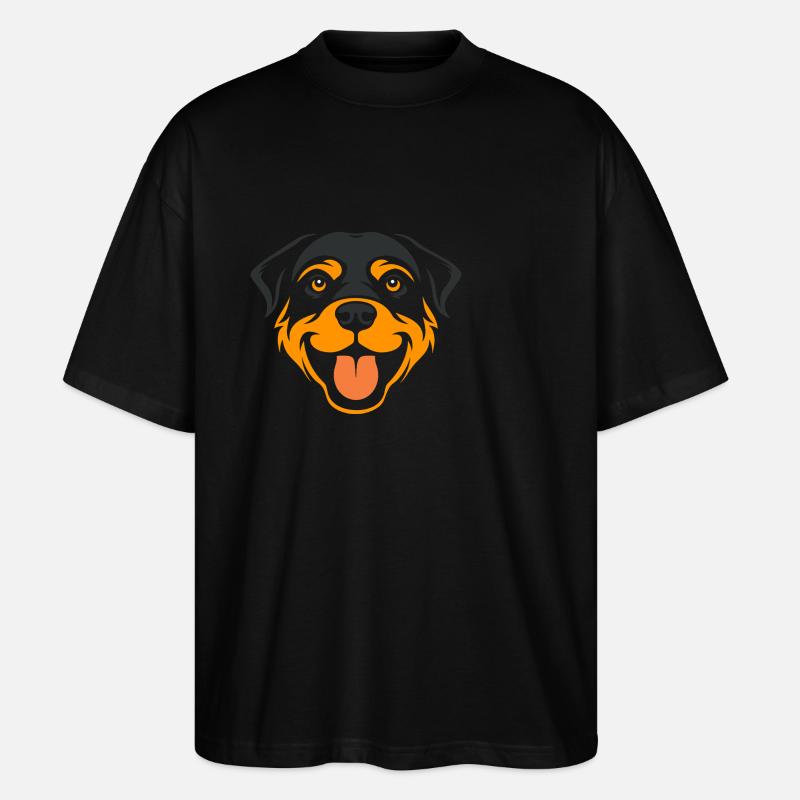 Rottweiler - Stanley/Stella Oversized Unisex Bio T-Shirt Blaster 2.0 - Schwarz