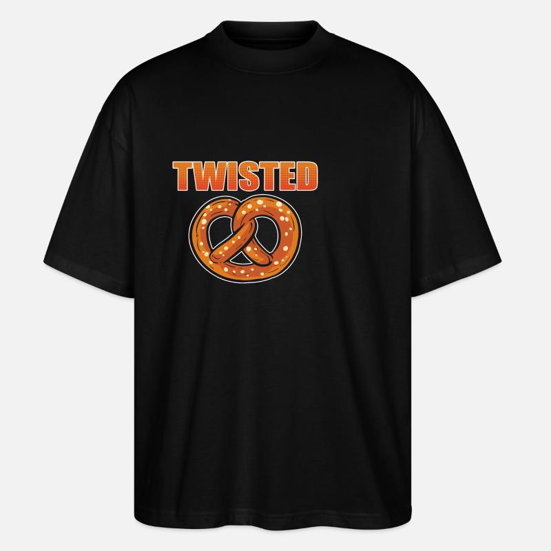 Brezel - Stanley/Stella Oversized Unisex Bio T-Shirt Blaster 2.0 - Schwarz