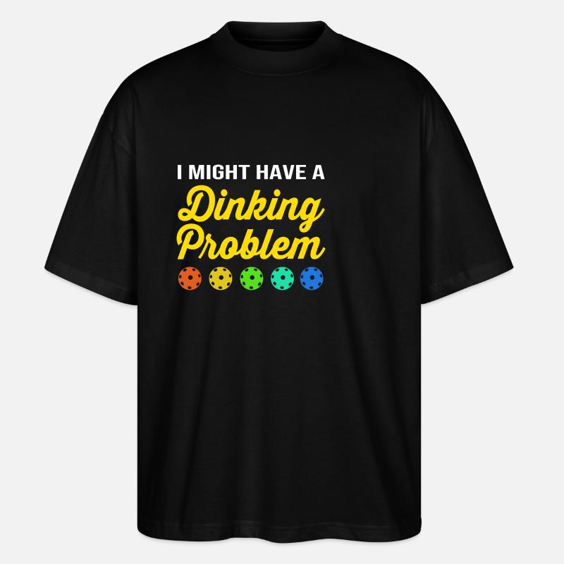 Pickleball Pickleball Pickleball - Stanley/Stella Oversized Unisex Bio T-Shirt Blaster 2.0 - Schwarz