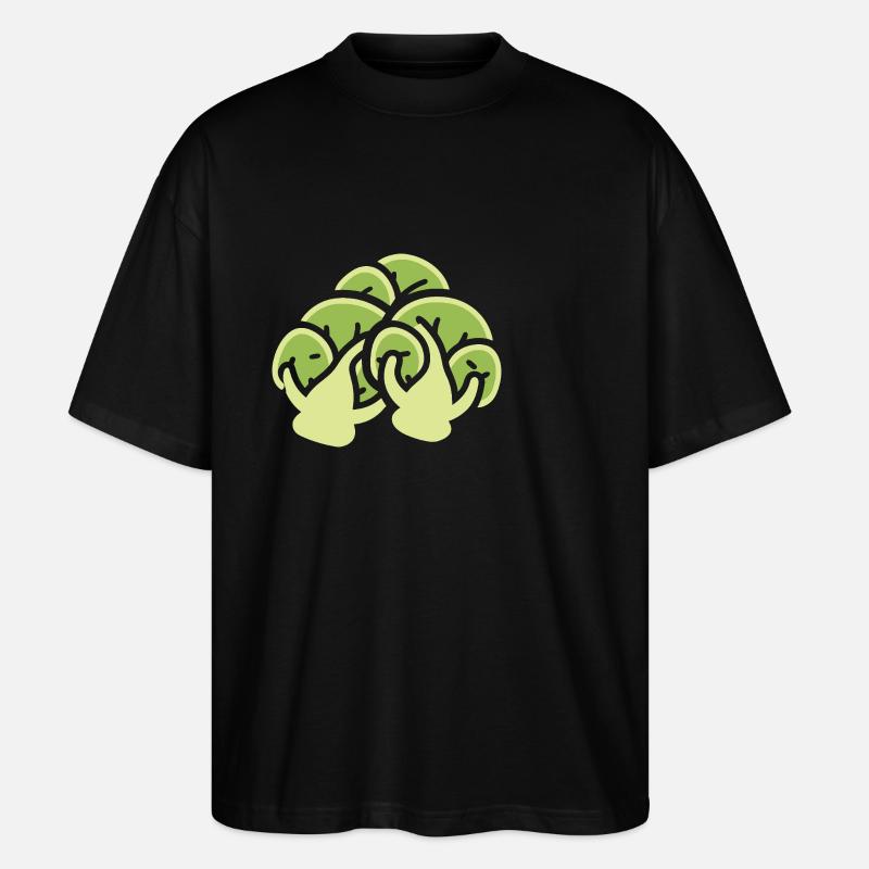Rosenkohl - Stanley/Stella Oversized Unisex Bio T-Shirt Blaster 2.0 - Schwarz