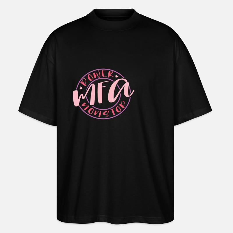Assistant médical MFA Power - T-shirt bio Blaster 2.0 coupe oversize Stanley/Stella Unisexe - noir