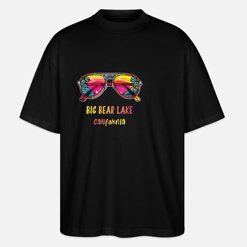 BIG BEAR LAKE - Stanley/Stella Oversized Unisex Bio T-Shirt Blaster 2.0 - Schwarz