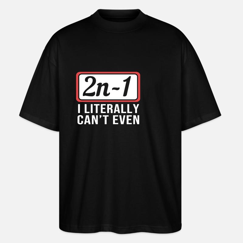 Mathematik - Stanley/Stella Oversized Unisex Bio T-Shirt Blaster 2.0 - Schwarz