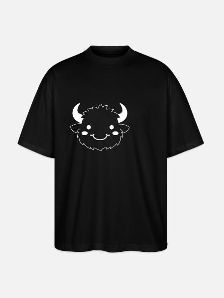 Buffalo - Stanley/Stella Oversized Unisex Organic T-shirt Blaster 2.0 - black