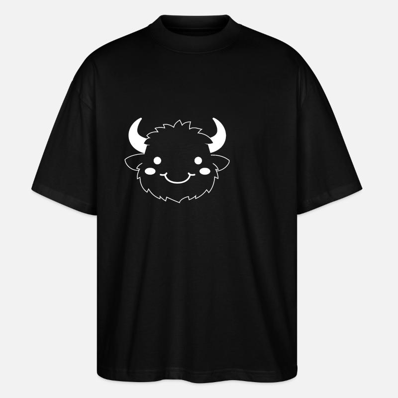 Büffel - Stanley/Stella Oversized Unisex Bio T-Shirt Blaster 2.0 - Schwarz