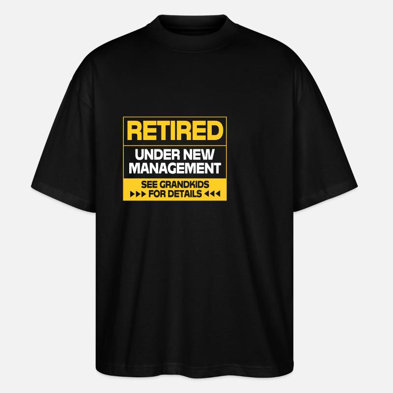 Pension d’infirmière - T-shirt bio Blaster 2.0 coupe oversize Stanley/Stella Unisexe - noir