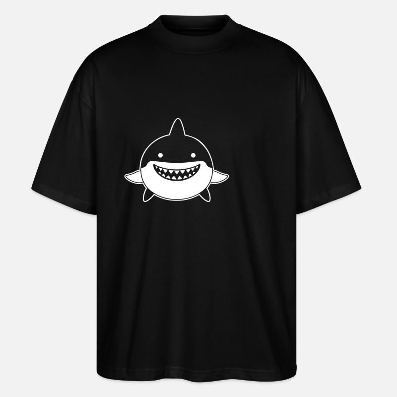 Requin - T-shirt bio Blaster 2.0 coupe oversize Stanley/Stella Unisexe - noir