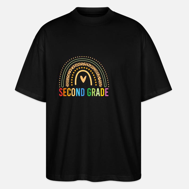 2. Klasse - Stanley/Stella Oversized Unisex Bio T-Shirt Blaster 2.0 - Schwarz