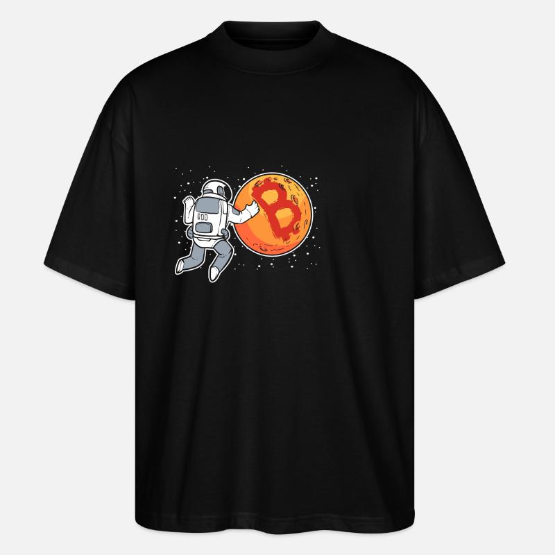 Bitcoin - T-shirt bio Blaster 2.0 coupe oversize Stanley/Stella Unisexe - noir