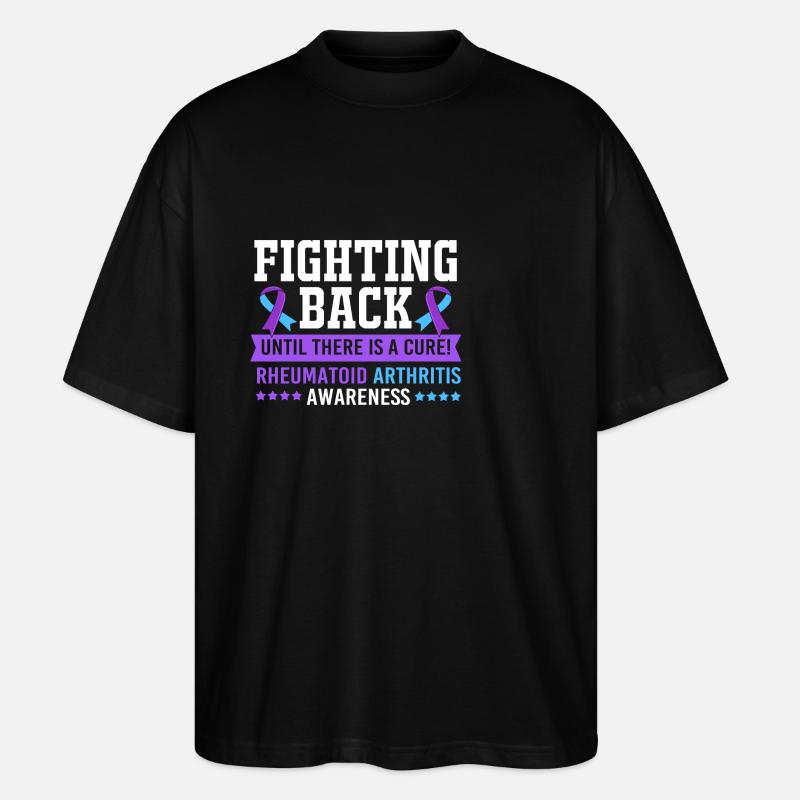 Rheuma Arthritis - Stanley/Stella Oversized Unisex Bio T-Shirt Blaster 2.0 - Schwarz