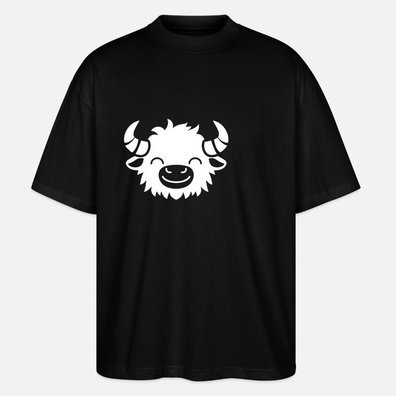 Büffel - Stanley/Stella Oversized Unisex Bio T-Shirt Blaster 2.0 - Schwarz