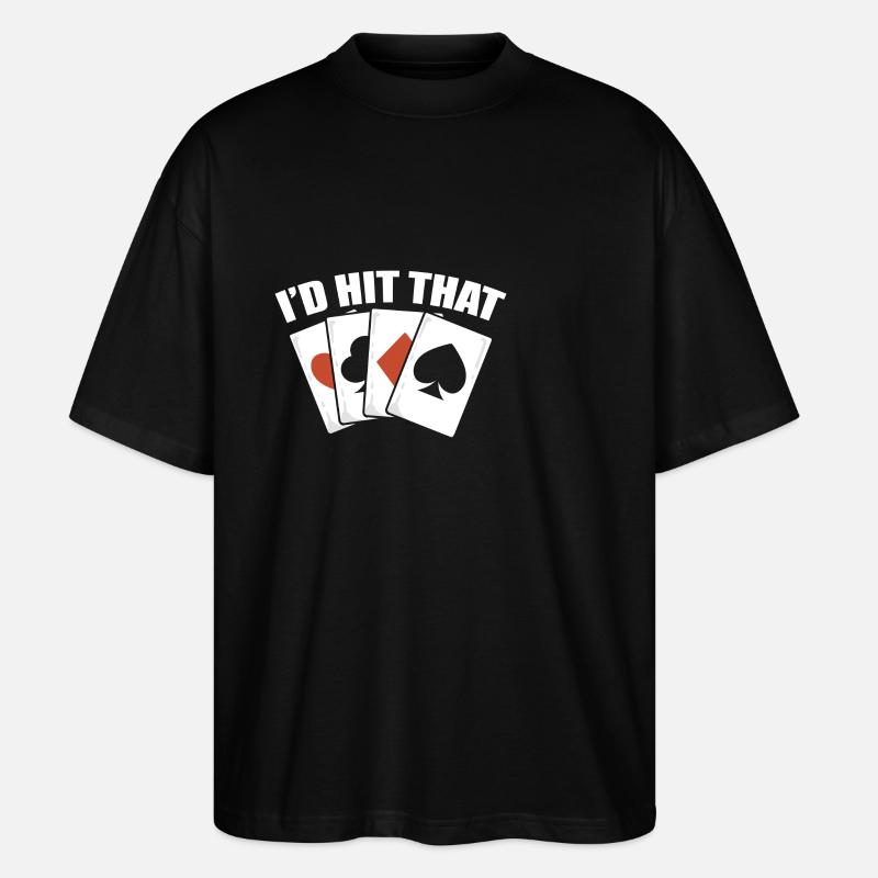 Blackjack Black Jack - T-shirt bio Blaster 2.0 coupe oversize Stanley/Stella Unisexe - noir