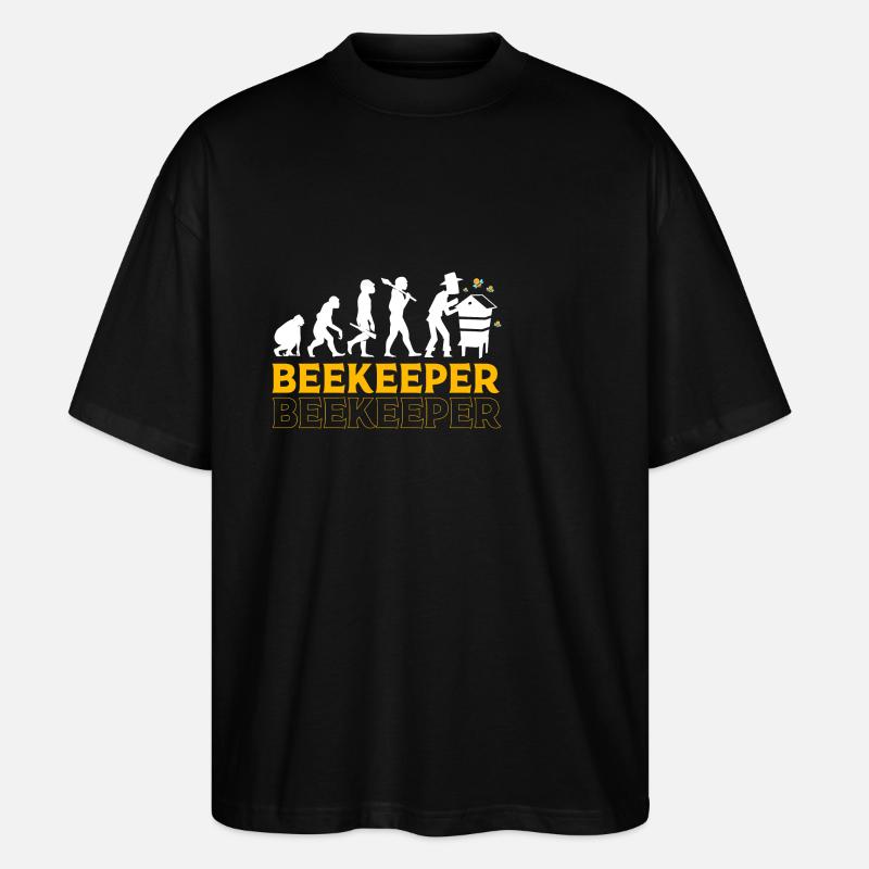 Imker - Stanley/Stella Oversized Unisex Bio T-Shirt Blaster 2.0 - Schwarz
