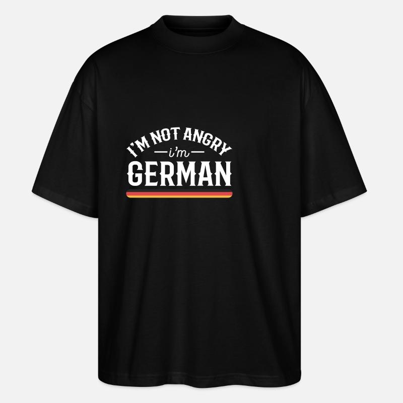 Allemagne Colère Colère - T-shirt bio Blaster 2.0 coupe oversize Stanley/Stella Unisexe - noir