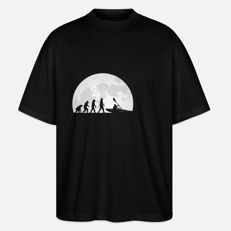 Kayaking Kayaking Evolution - Stanley/Stella Oversized Unisex Organic T-shirt Blaster 2.0 - black