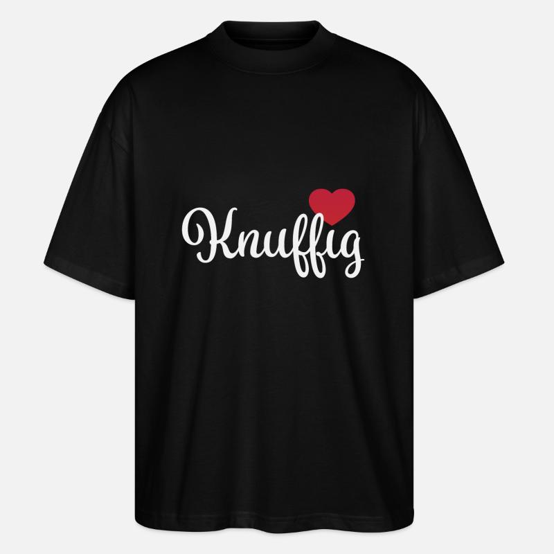 Knuffig - Stanley/Stella Oversized Unisex Bio T-Shirt Blaster 2.0 - Schwarz