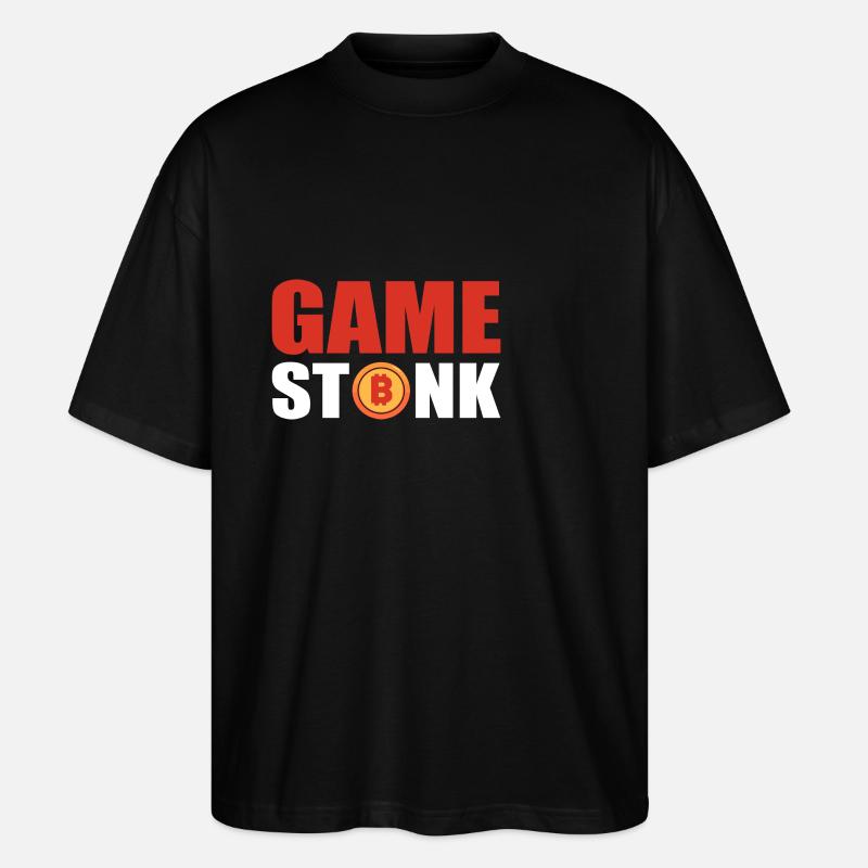 Bitcoin Stonk - Stanley/Stella Oversized Unisex Bio T-Shirt Blaster 2.0 - Schwarz