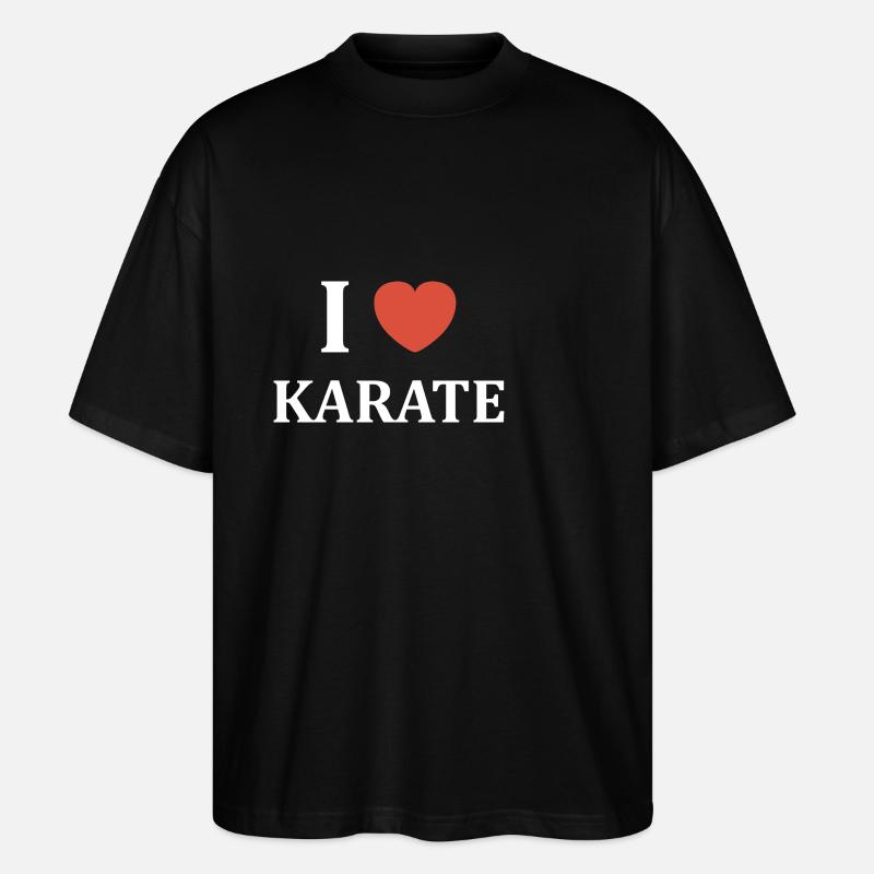 Karate - Stanley/Stella Oversized Unisex Bio T-Shirt Blaster 2.0 - Schwarz