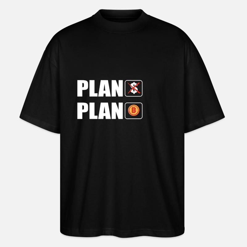 Bitcoin - Stanley/Stella Oversized Unisex Bio T-Shirt Blaster 2.0 - Schwarz