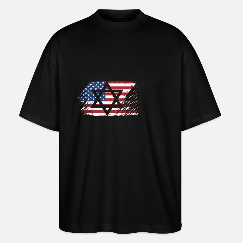 Chanukkah - Stanley/Stella Oversized Unisex Bio T-Shirt Blaster 2.0 - Schwarz