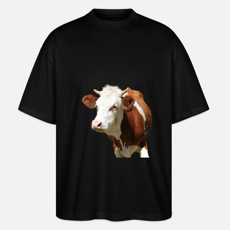Vache - T-shirt bio Blaster 2.0 coupe oversize Stanley/Stella Unisexe - noir