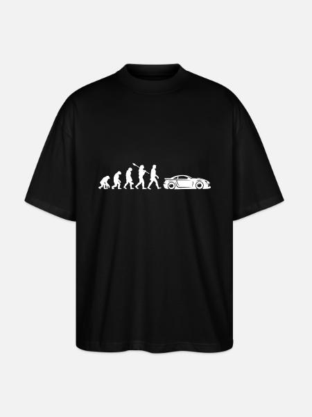 Evolution Sports Car - Stanley/Stella Oversized Unisex Organic T-shirt Blaster 2.0 - black