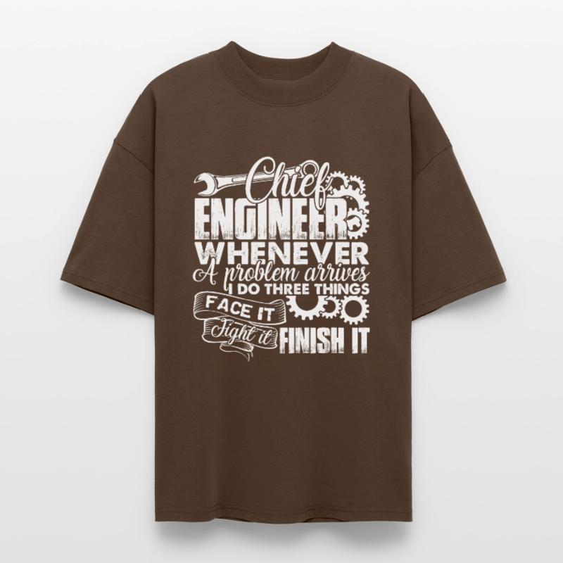 Chief Engineer Solves Problem Stanley/Stella Oversized Unisex Organic T-shirt Blaster 2.0