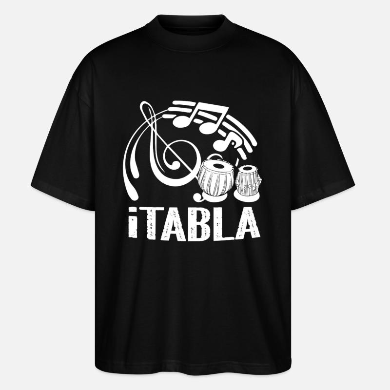 Tabla Funny Tabla - Stanley/Stella Oversized Unisex Organic T-shirt Blaster 2.0 - black