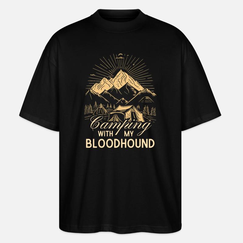 Camping de limier - T-shirt bio Blaster 2.0 coupe oversize Stanley/Stella Unisexe - noir