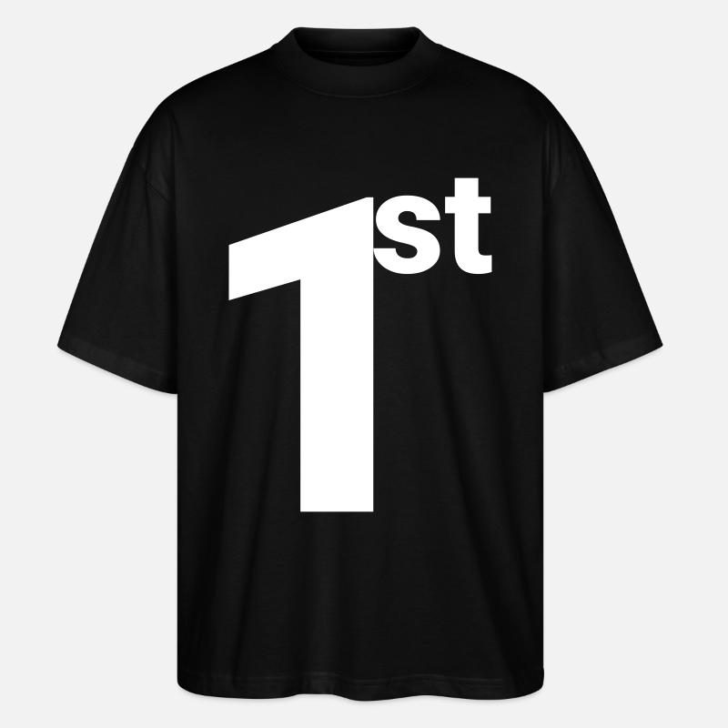 America-First - Stanley/Stella Oversized Unisex Bio T-Shirt Blaster 2.0 - Schwarz