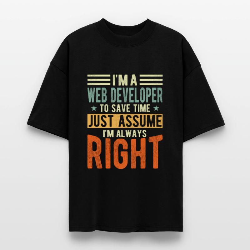 Web Developer Stanley/Stella Oversized Unisex Organic T-shirt Blaster 2.0
