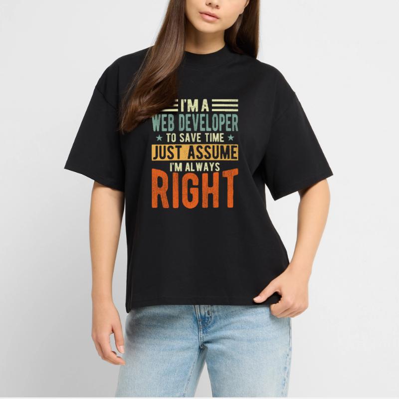 Web Developer Stanley/Stella Oversized Unisex Organic T-shirt Blaster 2.0