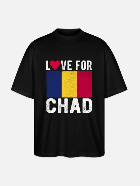 Chad Souvenir - Stanley/Stella Oversized Unisex Organic T-shirt Blaster 2.0 - black