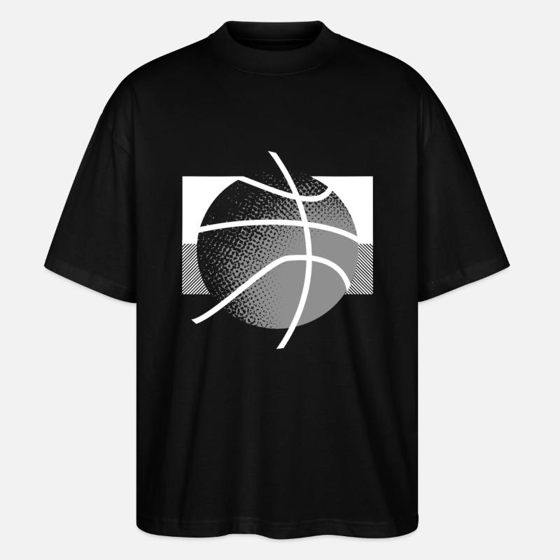 Joueurs de basket-ball - T-shirt bio Blaster 2.0 coupe oversize Stanley/Stella Unisexe - noir