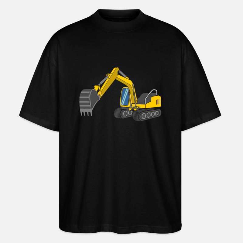 Bagger - Stanley/Stella Oversized Unisex Bio T-Shirt Blaster 2.0 - Schwarz