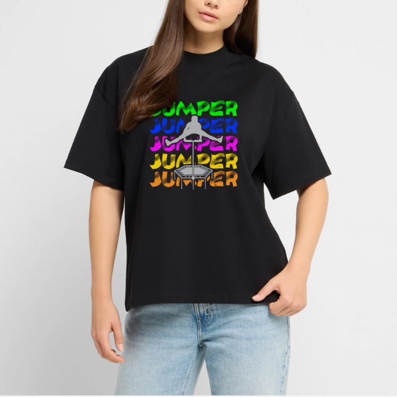 Trampoline Jumping Trampoline Trampoline Trampoline T-shirt bio Blaster 2.0 coupe oversize Stanley/Stella Unisexe