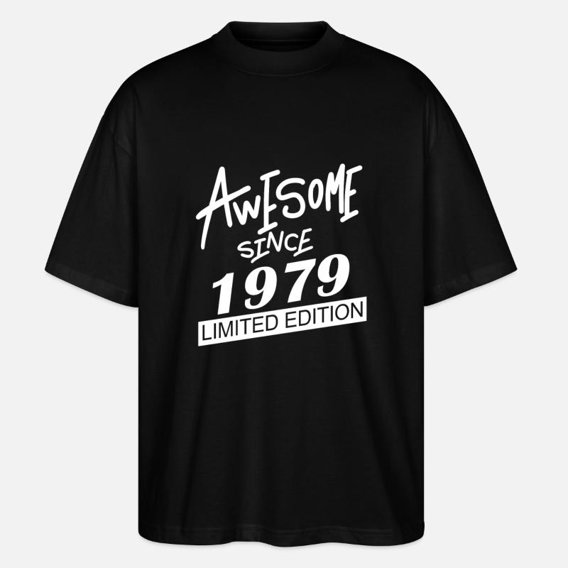 1979 - Stanley/Stella Oversized Unisex Bio T-Shirt Blaster 2.0 - Schwarz