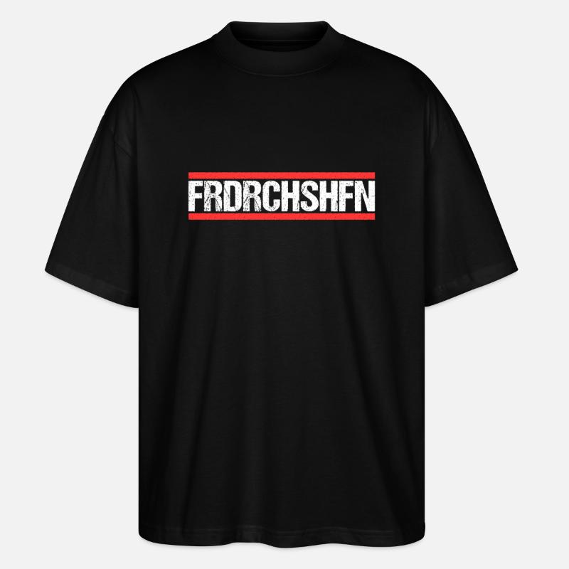 Friedrichshafener Friedrichshafen - T-shirt bio Blaster 2.0 coupe oversize Stanley/Stella Unisexe - noir